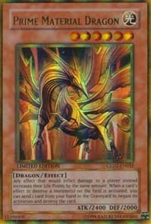Prime Material Dragon (Ultra Rare) (GLD2-EN032) - Gold Series 2009 Limited