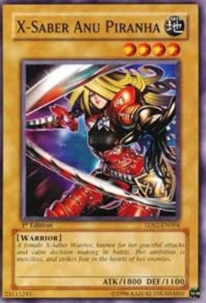 X-Saber Anu Piranha (Common) (5DS2-EN004) - 5D's Starter Deck 2009 Unlimited