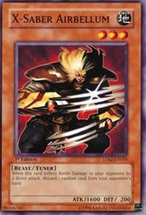 X-Saber Airbellum (Common) (5DS2-EN019) - 5D's Starter Deck 2009 Unlimited