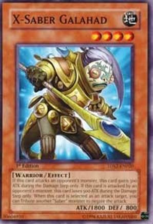 X-Saber Galahad (Common) (5DS2-EN020) - 5D's Starter Deck 2009 1st Edition