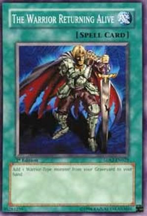 The Warrior Returning Alive (Common) (5DS2-EN025) - 5D's Starter Deck 2009 1st Edition