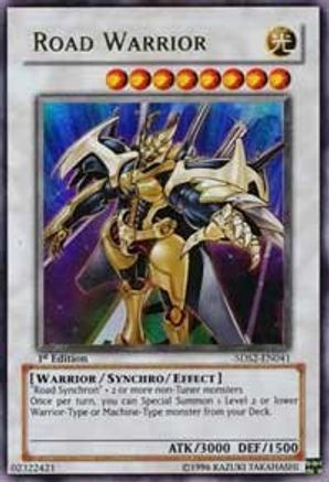 Road Warrior (Ultra Rare) (5DS2-EN041) - 5D's Starter Deck 2009 1st Edition