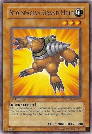 Neo-Spacian Grand Mole (Rare) (DP06-EN002) - Duelist Pack 6: Jaden Yuki 3 Unlimited