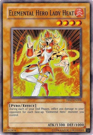 Elemental Hero Lady Heat (Super Rare) (PP02-EN008) - Premium Pack 2 Unlimited