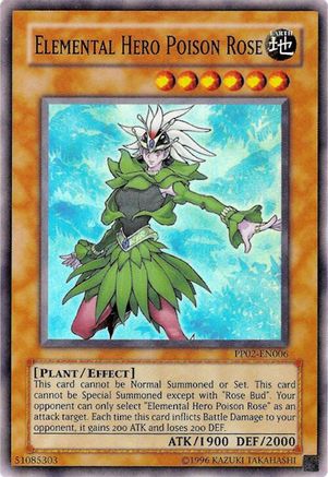 Elemental Hero Poison Rose (Super Rare) (PP02-EN006) - Premium Pack 2 Unlimited