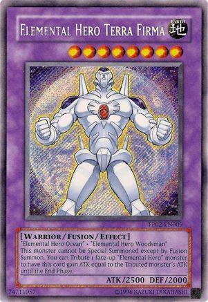 Elemental Hero Terra Firma (Secret Rare) (PP02-EN009) - Premium Pack 2 Unlimited