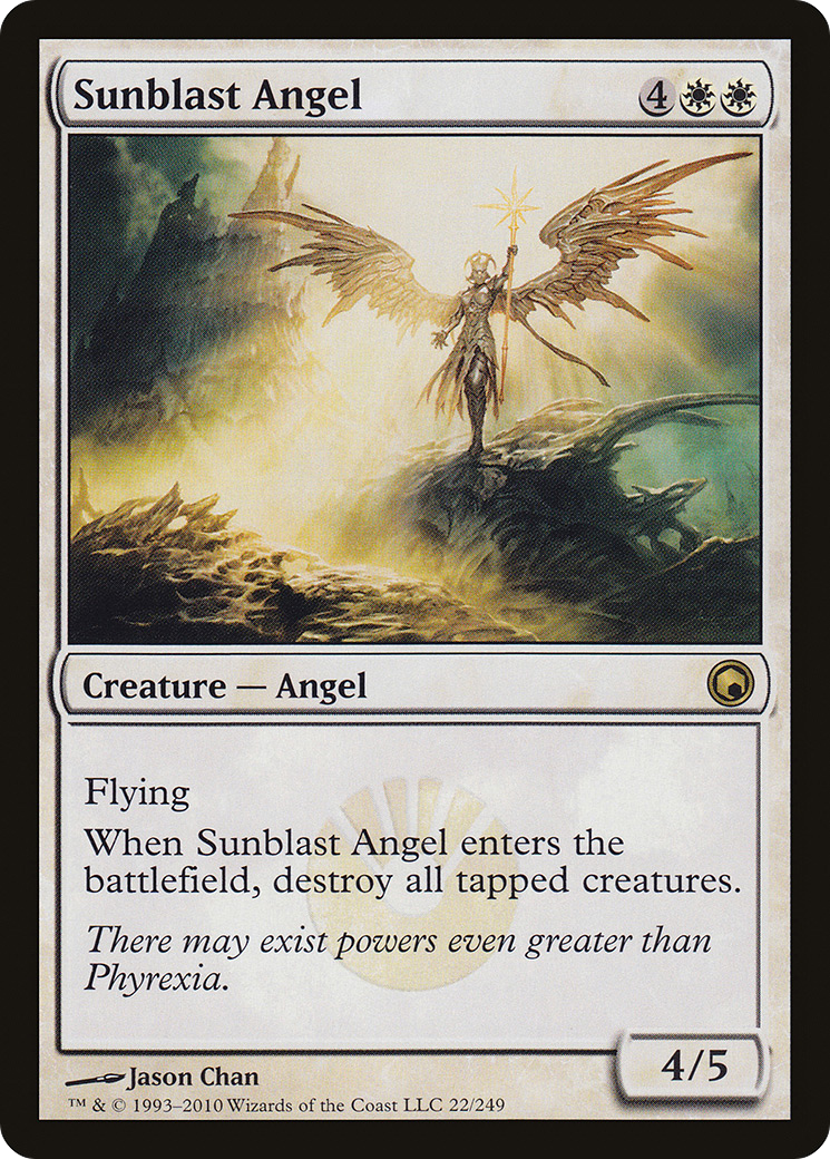 Sunblast Angel (SOM-022) [Scars of Mirrodin] Foil