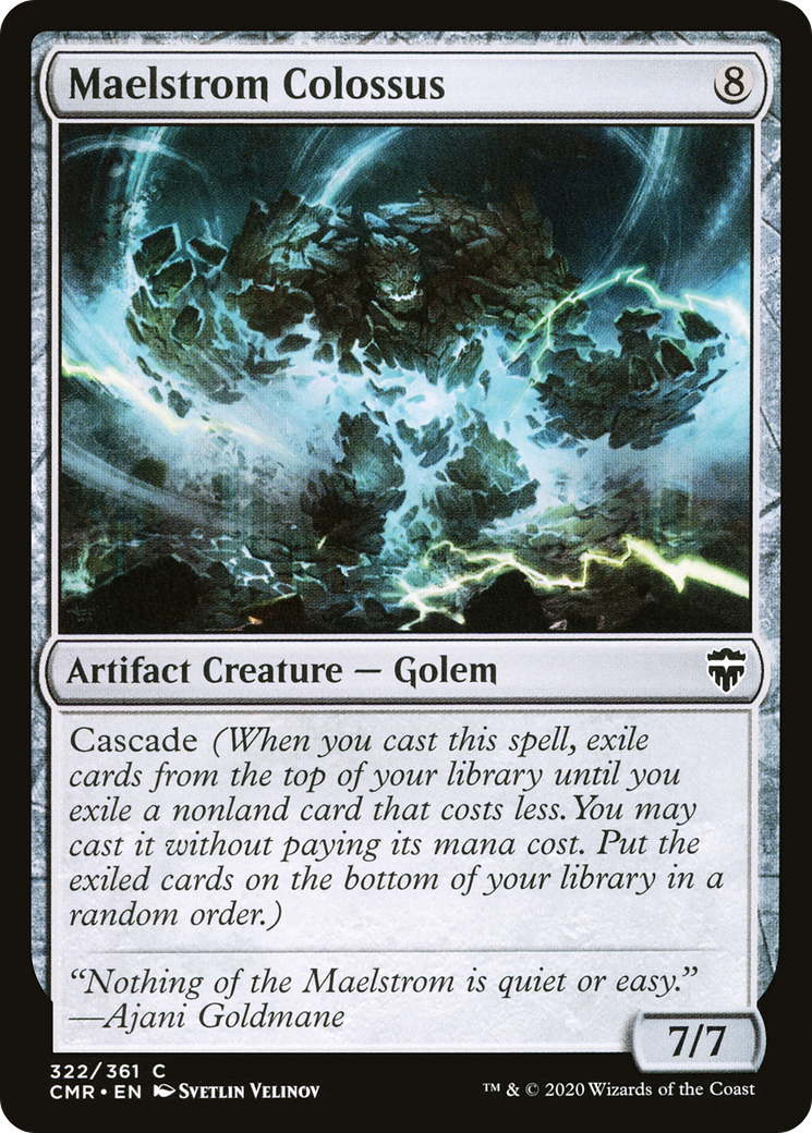 Maelstrom Colossus (CMR-322) [Commander Legends] Foil