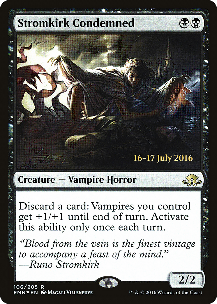 Stromkirk Condemned (PRE-106) [Eldritch Moon Promos] Foil