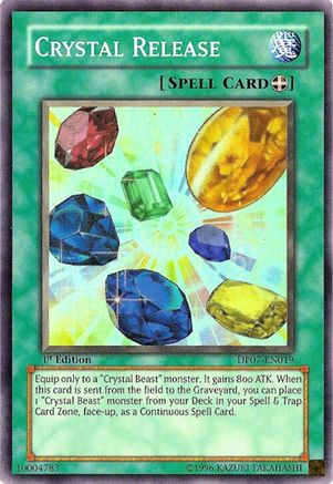 Crystal Release (Super Rare) (DP07-EN019) - Duelist Pack 7: Jesse Anderson Unlimited