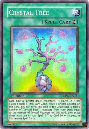 Crystal Tree (Super Rare) (DP07-EN020) - Duelist Pack 7: Jesse Anderson Unlimited