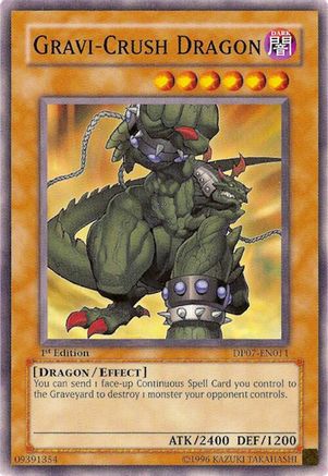 Gravi-Crush Dragon (Common) (DP07-EN011) - Duelist Pack 7: Jesse Anderson 1st Edition