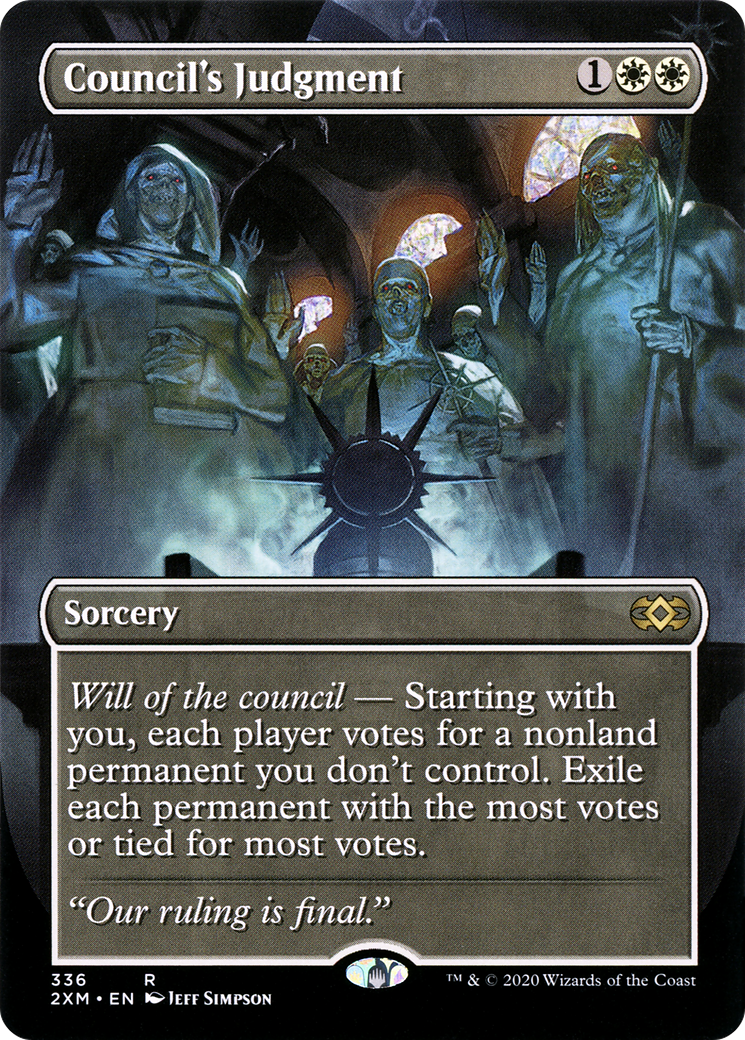Council's Judgment (Borderless) (2XM-336) [Double Masters] Foil
