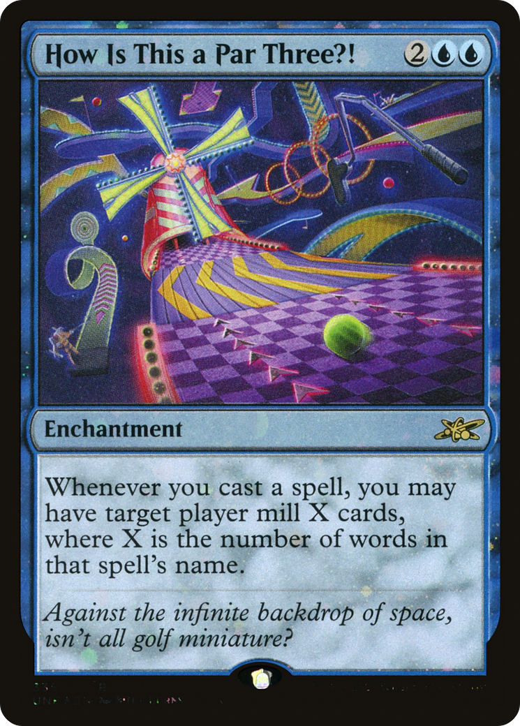 How Is This a Par Three?! (Galaxy Foil) (UNF-335) [Unfinity] Foil