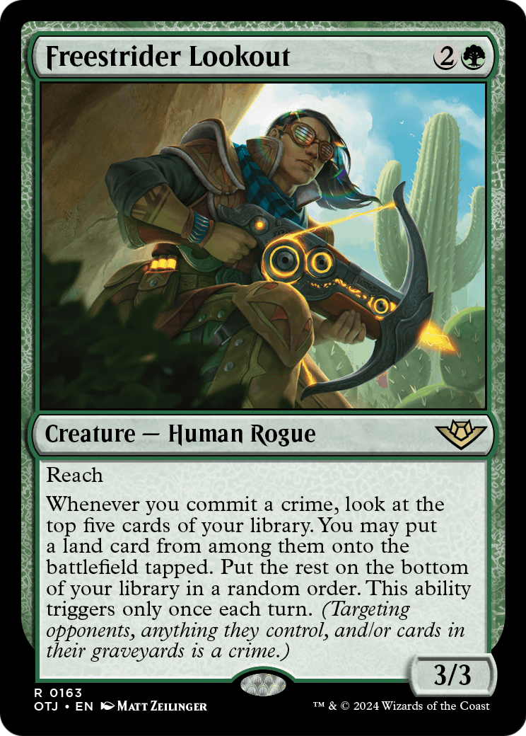 Freestrider Lookout (OTJ-163) [Outlaws of Thunder Junction] Foil