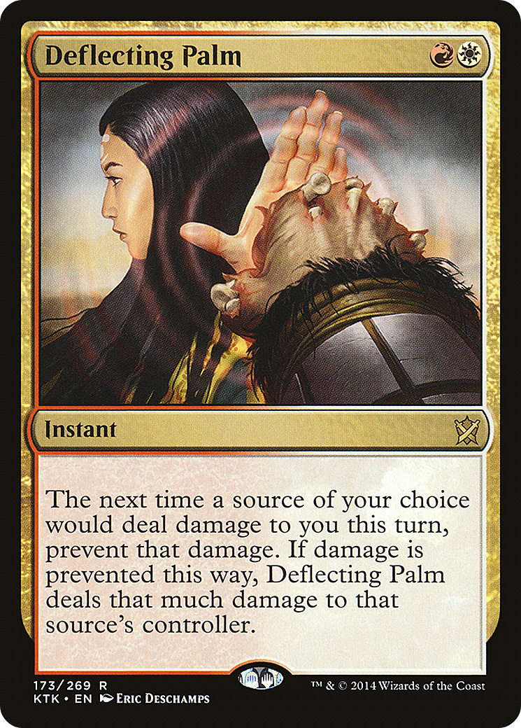Deflecting Palm (KTK-173) [Khans of Tarkir]