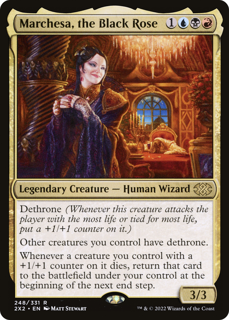 Marchesa, the Black Rose (2X2-248) [Double Masters 2022] Foil