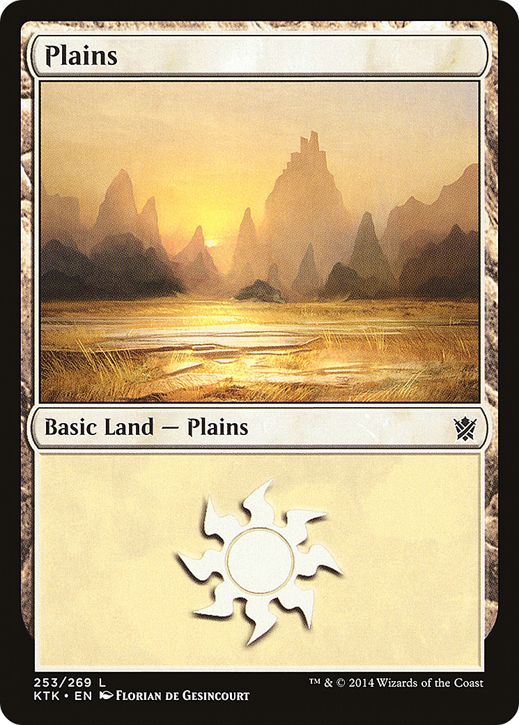 Plains (KTK-253) [Khans of Tarkir] Foil