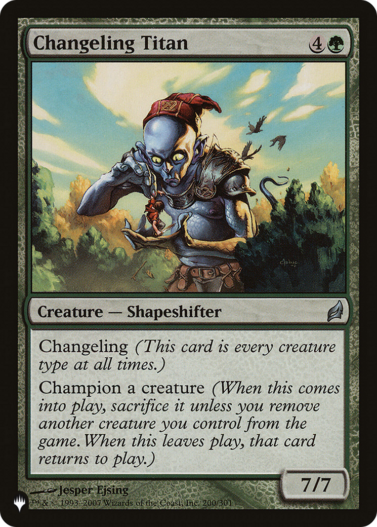 Changeling Titan (LIST-200/301) [The List]