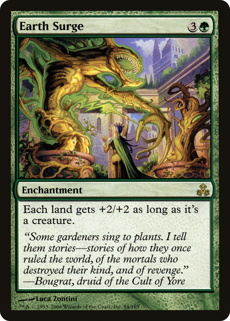Earth Surge (GPT-084) [Guildpact] Foil