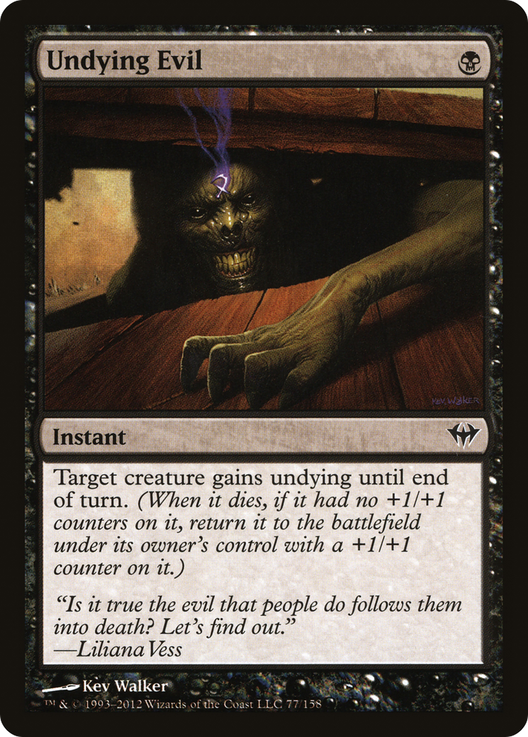 Undying Evil (DKA-077) [Dark Ascension] Foil