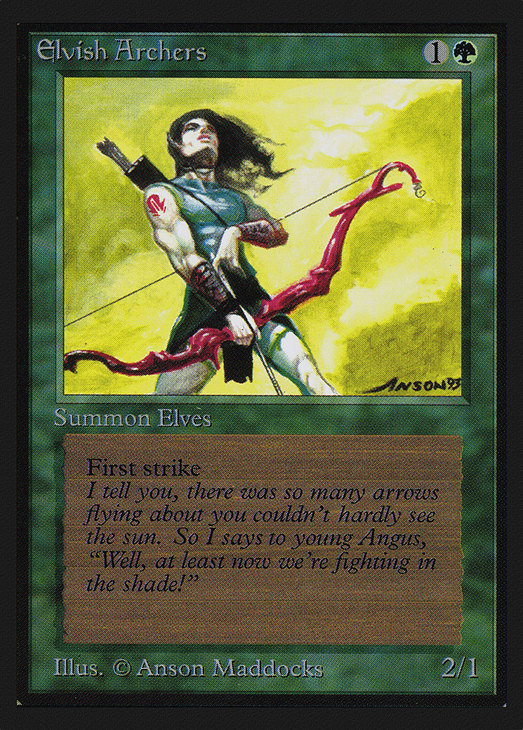 Elvish Archers (IE) [Intl. Collectors' Edition]