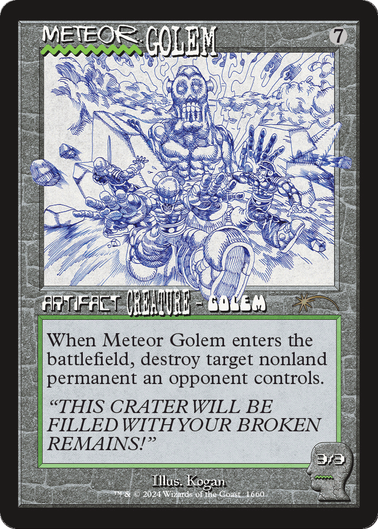 Meteor Golem (SLD-1660) [Secret Lair Drop]