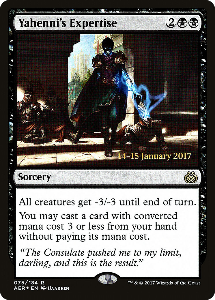 Yahenni's Expertise (PRE-075) [Aether Revolt Promos] Foil