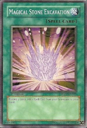 Magical Stone Excavation (Common) (SDZW-EN020) - Structure Deck: Zombie World 1st Edition