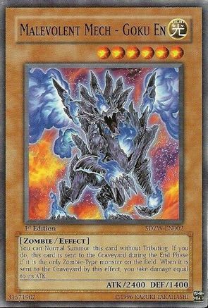 Malevolent Mech - Goku En (Common) (SDZW-EN002) - Structure Deck: Zombie World 1st Edition