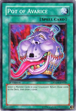 Pot of Avarice (Common) (SDZW-EN026) - Structure Deck: Zombie World 1st Edition