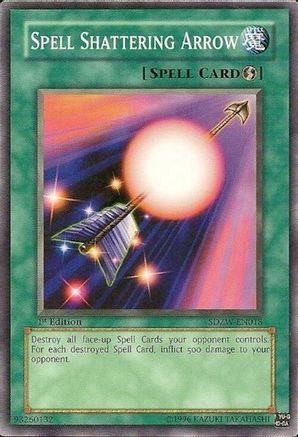 Spell Shattering Arrow (Common) (SDZW-EN018) - Structure Deck: Zombie World 1st Edition