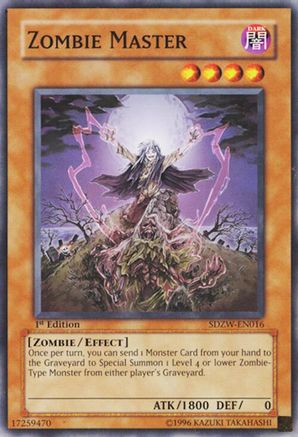 Zombie Master (Common) (SDZW-EN016) - Structure Deck: Zombie World 1st Edition
