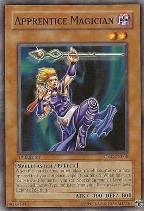 Apprentice Magician (Common) (SDSC-EN008) - Structure Deck: Spellcaster's Command 1st Edition