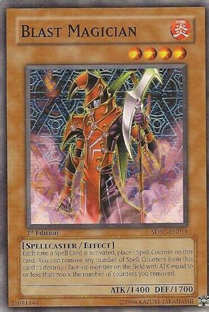 Blast Magician (Common) (SDSC-EN014) - Structure Deck: Spellcaster's Command Unlimited