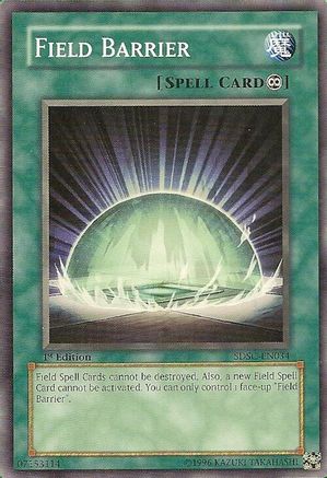 Field Barrier (Common) (SDSC-EN034) - Structure Deck: Spellcaster's Command 1st Edition