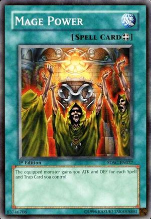 Mage Power (Common) (SDSC-EN027) - Structure Deck: Spellcaster's Command Unlimited