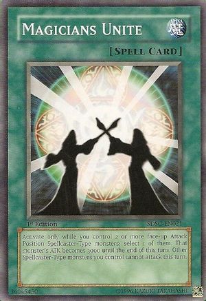 Magicians Unite (Common) (SDSC-EN021) - Structure Deck: Spellcaster's Command Unlimited