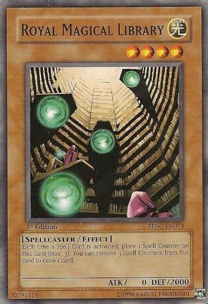 Royal Magical Library (Common) (SDSC-EN013) - Structure Deck: Spellcaster's Command Unlimited