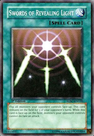 Swords of Revealing Light (Common) (SDSC-EN026) - Structure Deck: Spellcaster's Command Unlimited
