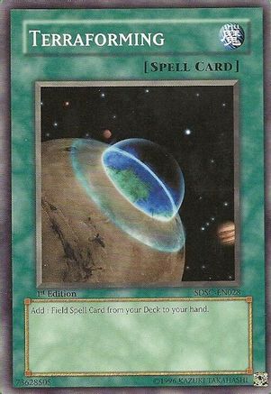 Terraforming (Common) (SDSC-EN028) - Structure Deck: Spellcaster's Command Unlimited