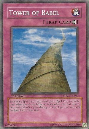 Tower of Babel (Common) (SDSC-EN037) - Structure Deck: Spellcaster's Command Unlimited
