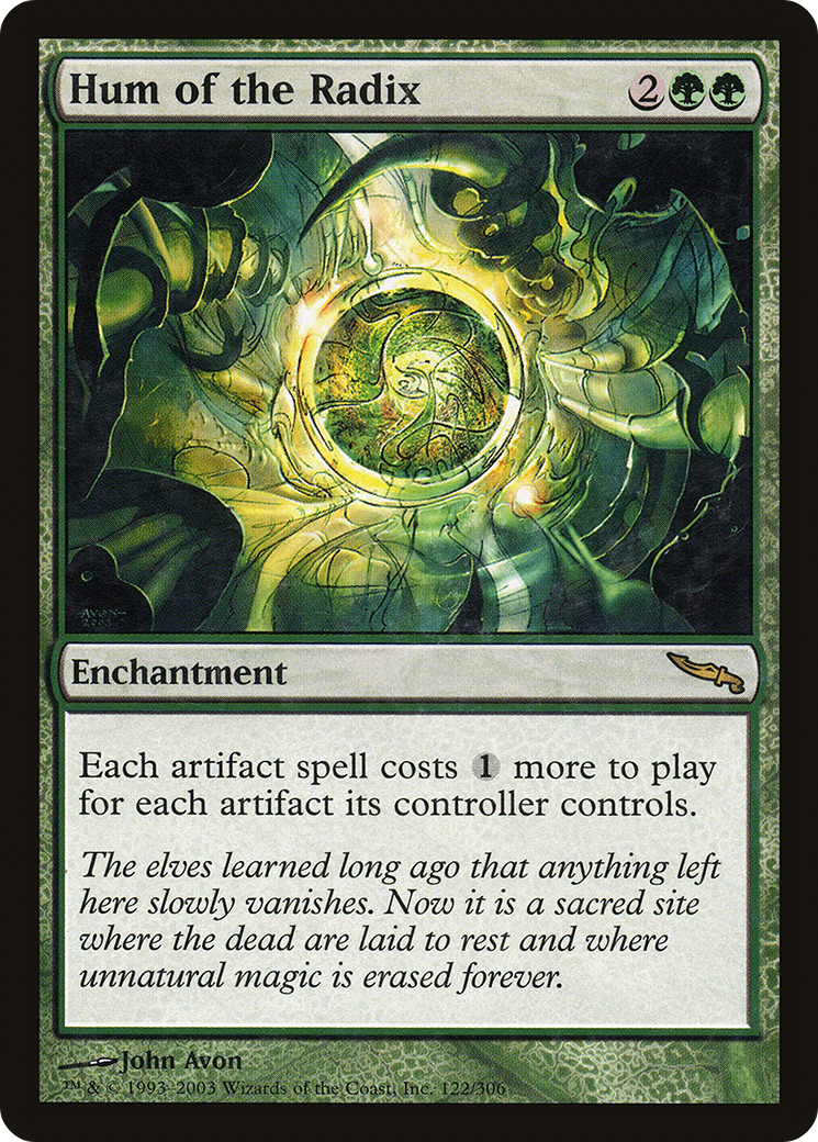 Hum of the Radix (MRD-122) [Mirrodin] Foil