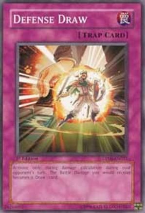 Defense Draw (Common) (DP08-EN023) - Duelist Pack 8: Yusei Fudo Unlimited