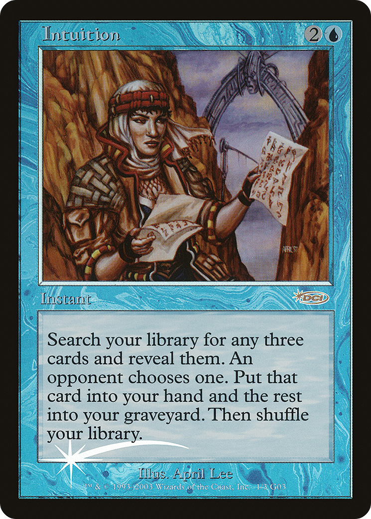 Intuition (JDG-001) [Judge Gift Cards 2003] Foil