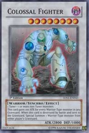 Colossal Fighter (Super Rare) (5DS1-EN043) - 5D's 2008 Starter Deck 1st Edition