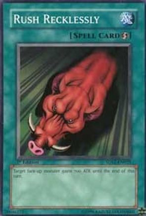 Rush Recklessly (Common) (5DS1-EN025) - 5D's 2008 Starter Deck 1st Edition