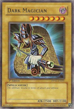 Dark Magician (Rare) (DPYG-EN001) - Duelist Pack: Yugi 1st Edition
