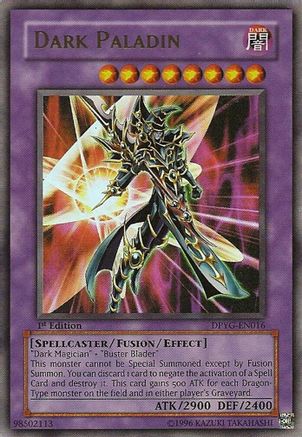 Dark Paladin (Ultra Rare) (DPYG-EN016) - Duelist Pack: Yugi 1st Edition
