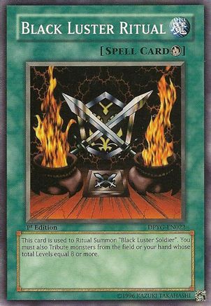 Black Luster Ritual (Common) (DPYG-EN022) - Duelist Pack: Yugi 1st Edition